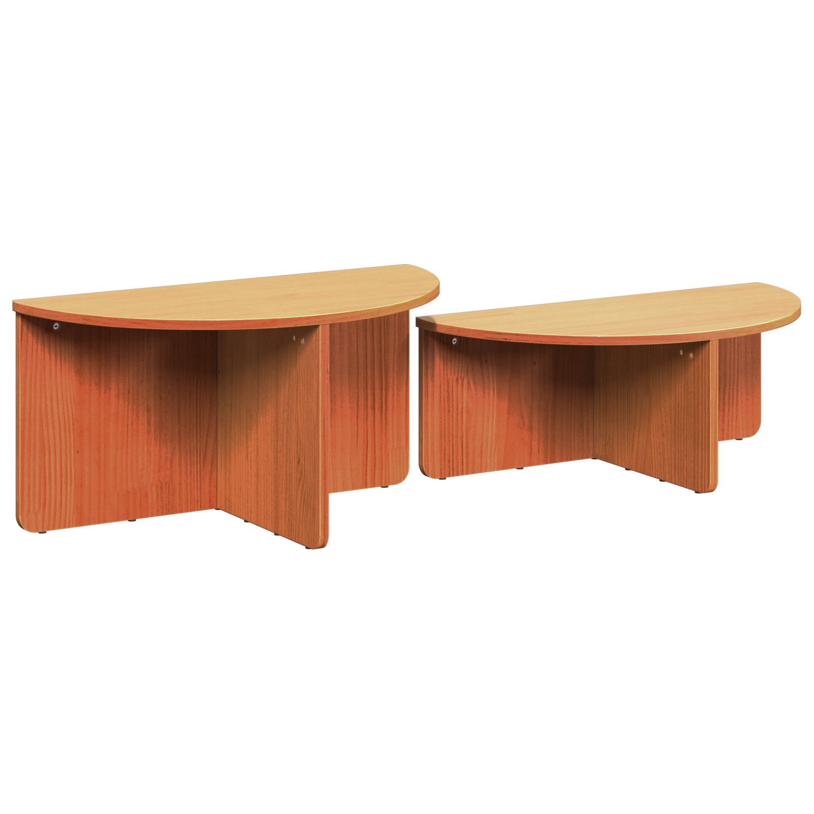Masă de cafea 2 pcs Maro ceruit 79 x 39.5 x 40 cm GartenMobel Dekor