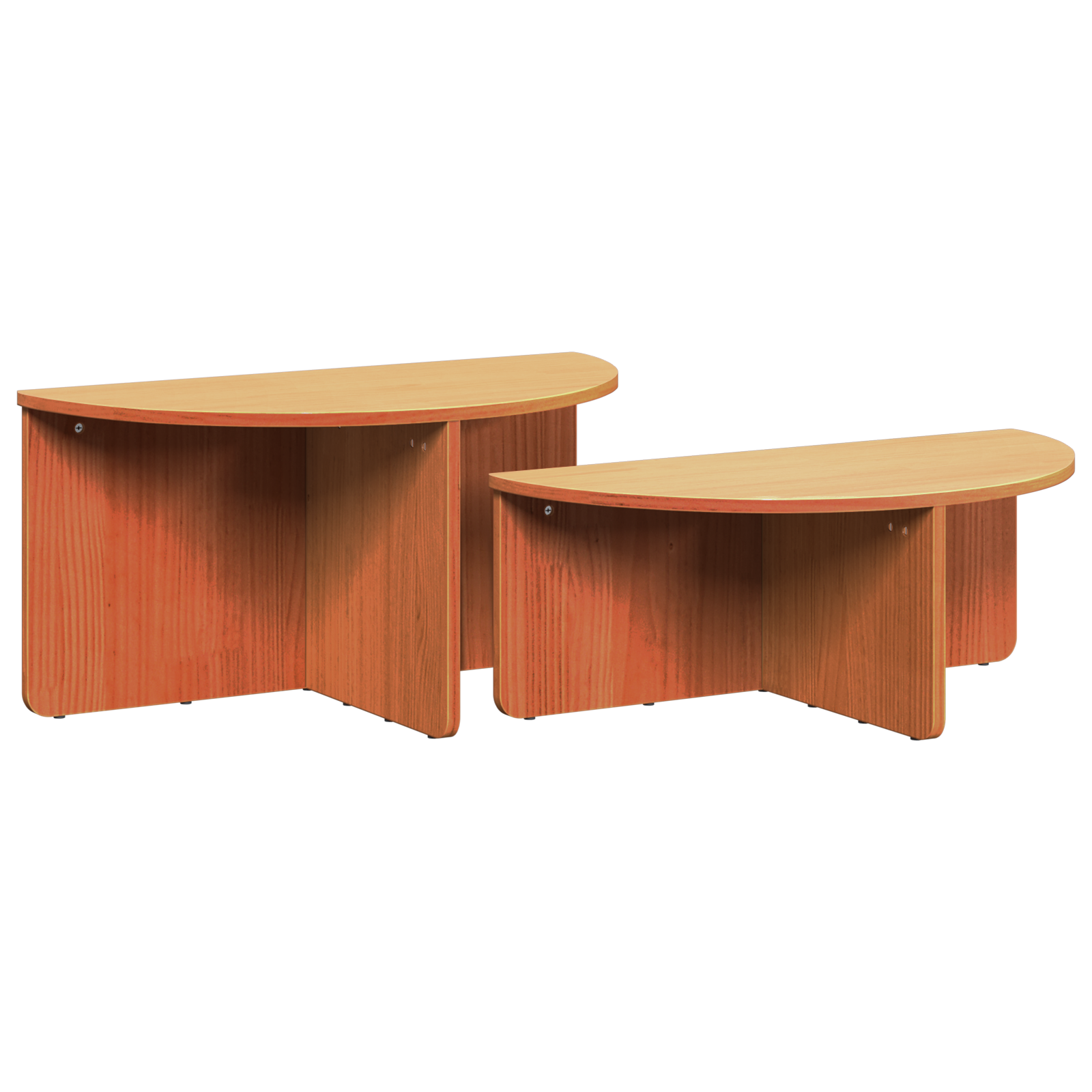 Masă de cafea 2 pcs Maro ceruit 79 x 39.5 x 40 cm GartenMobel Dekor
