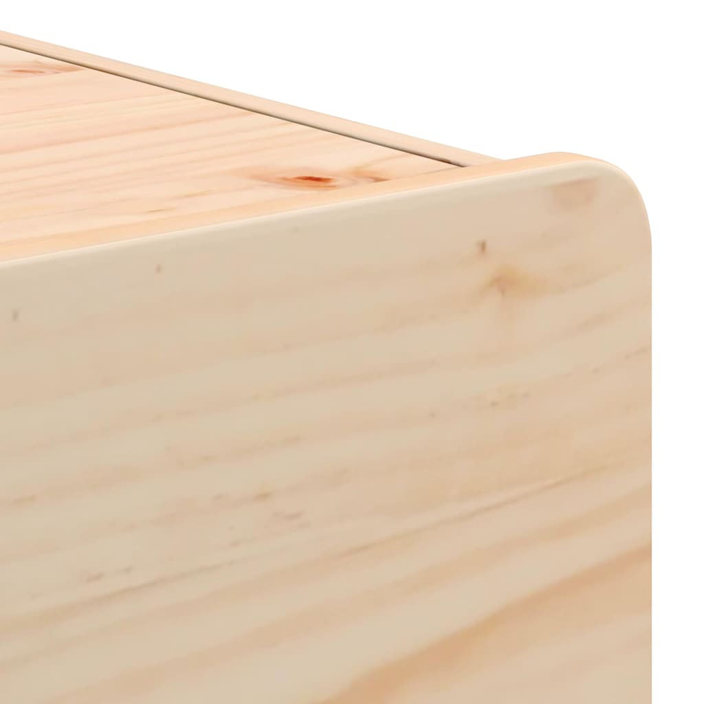 Noptieră cu sertar 2 pcs Maro 39 x 34 x 33 cm Lemn masiv de pin GartenMobel Dekor