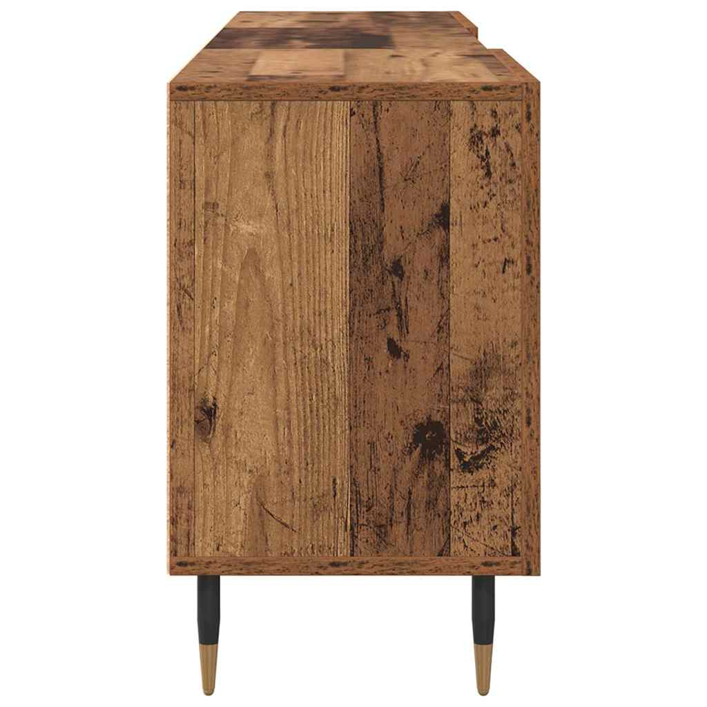 Cabinet TV cu raft Lemn vechi 150 x 30 x 50 cm Lemn compozit GartenMobel Dekor