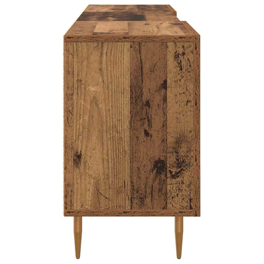 Cabinet TV cu raft Lemn vechi 150 x 30 x 50 cm Lemn compozit GartenMobel Dekor