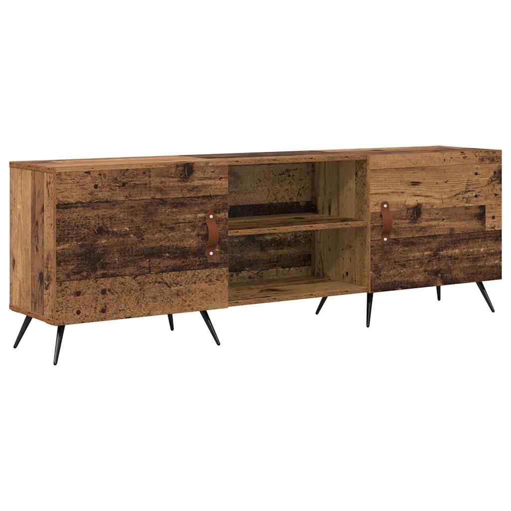 Cabinet TV cu raft Lemn vechi 150 x 30 x 50 cm Lemn compozit GartenMobel Dekor