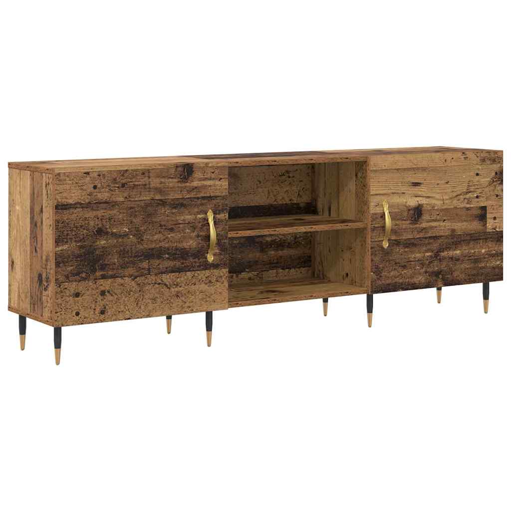 Cabinet TV cu raft Lemn vechi 150 x 30 x 50 cm Lemn compozit GartenMobel Dekor