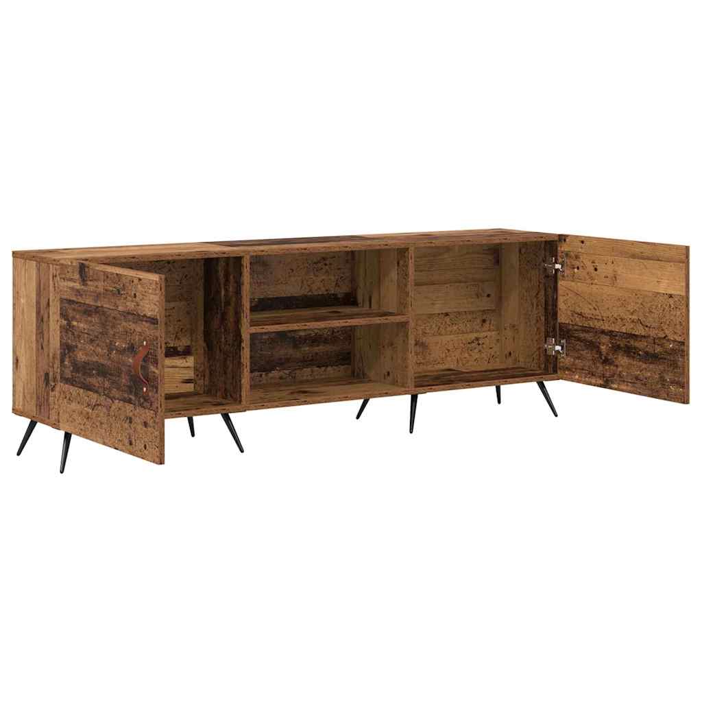 Cabinet TV cu raft Lemn vechi 150 x 30 x 50 cm Lemn compozit GartenMobel Dekor