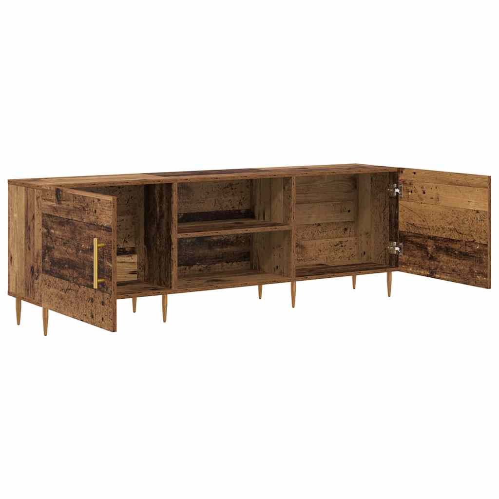 Cabinet TV cu raft Lemn vechi 150 x 30 x 50 cm Lemn compozit GartenMobel Dekor