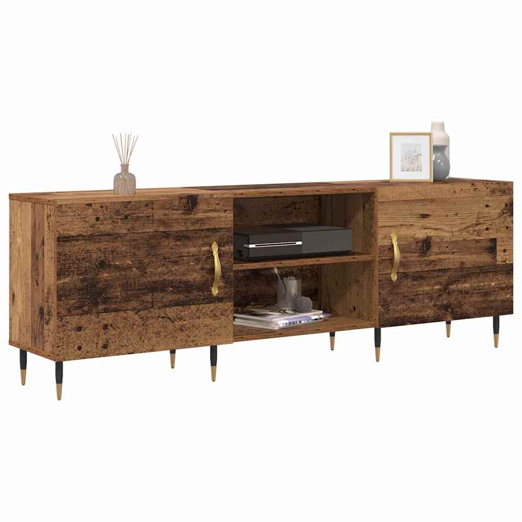 Cabinet TV cu raft Lemn vechi 150 x 30 x 50 cm Lemn compozit GartenMobel Dekor