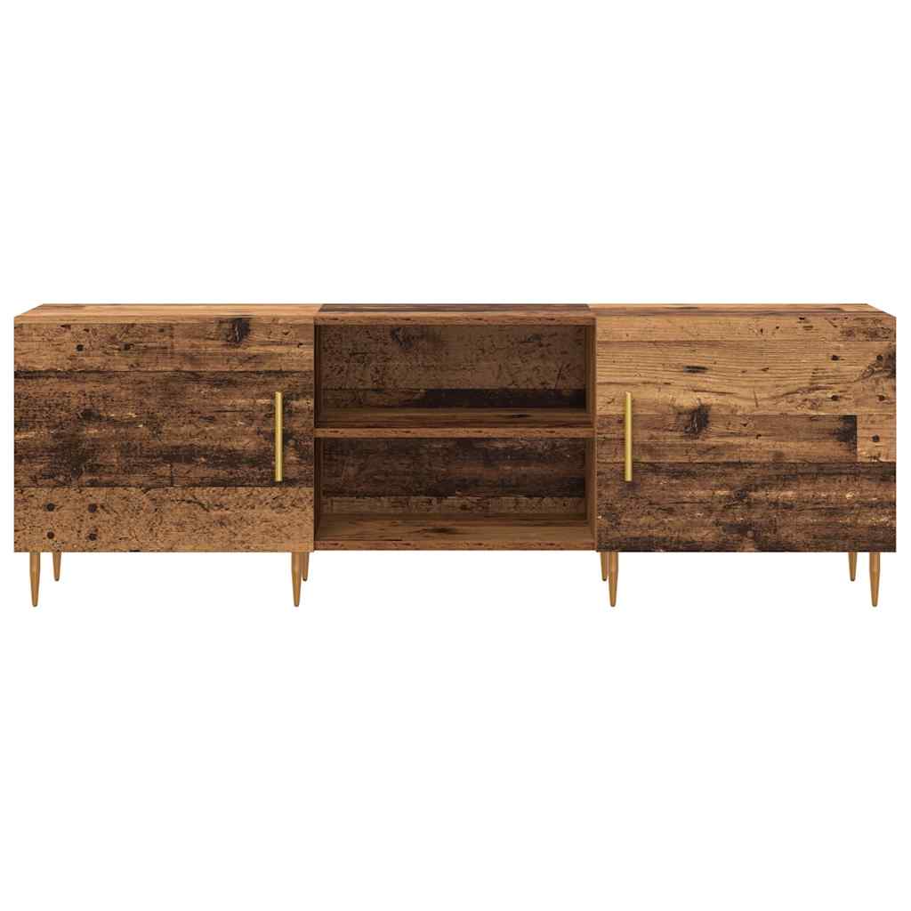 Cabinet TV cu raft Lemn vechi 150 x 30 x 50 cm Lemn compozit GartenMobel Dekor