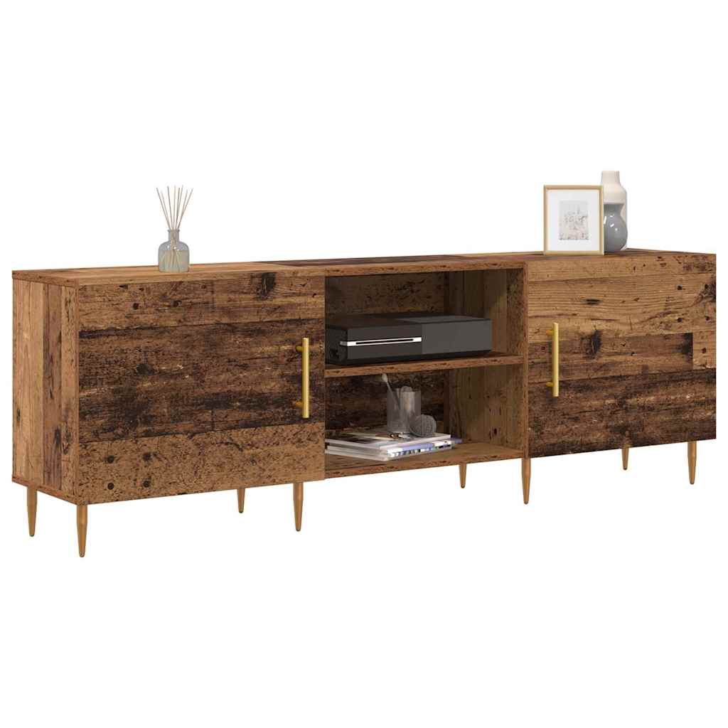 Cabinet TV cu raft Lemn vechi 150 x 30 x 50 cm Lemn compozit GartenMobel Dekor