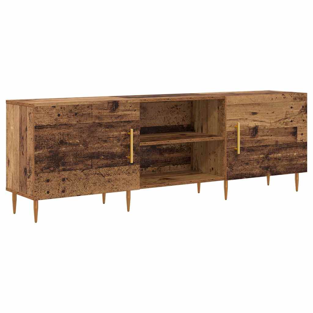 Cabinet TV cu raft Lemn vechi 150 x 30 x 50 cm Lemn compozit GartenMobel Dekor