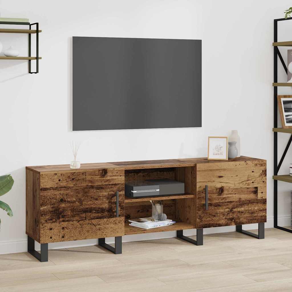 Cabinet TV cu raft cu depozitare cu ușă 150 x 30 x 50 cm Lemn compozit GartenMobel Dekor