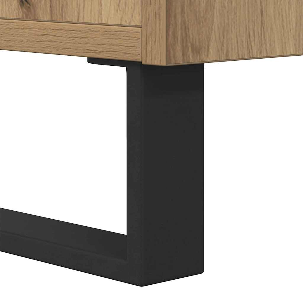Cabinet TV cu raft cu depozitare cu ușă 150 x 30 x 50 cm Lemn compozit GartenMobel Dekor