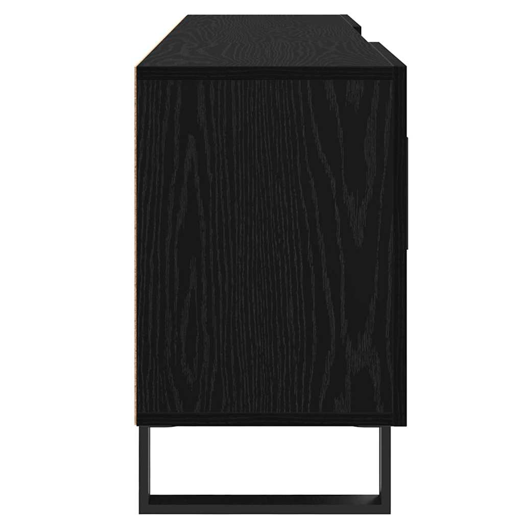 Cabinet TV cu raft cu depozitare cu ușă 150 x 30 x 50 cm Lemn compozit GartenMobel Dekor