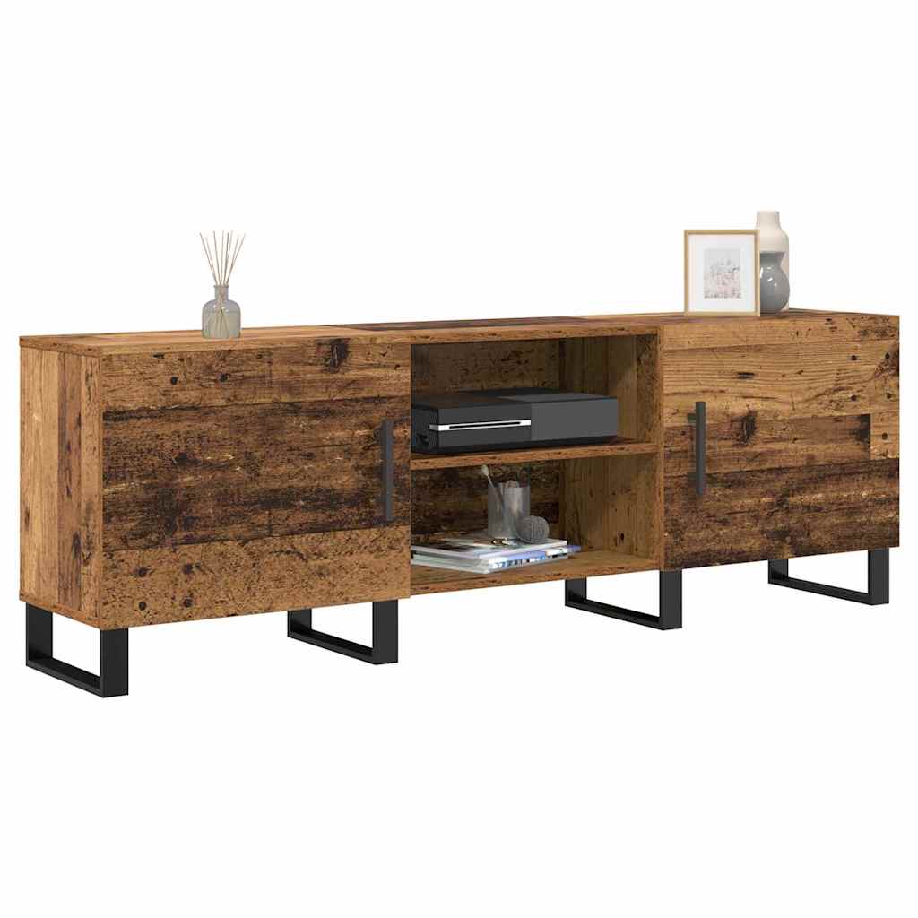 Cabinet TV cu raft cu depozitare cu ușă 150 x 30 x 50 cm Lemn compozit GartenMobel Dekor