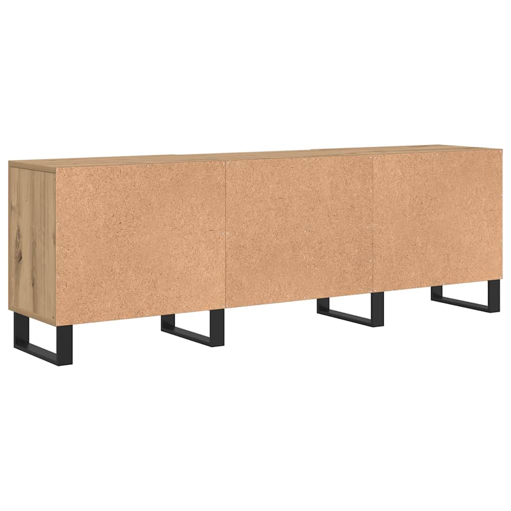 Cabinet TV cu raft cu depozitare cu ușă 150 x 30 x 50 cm Lemn compozit GartenMobel Dekor