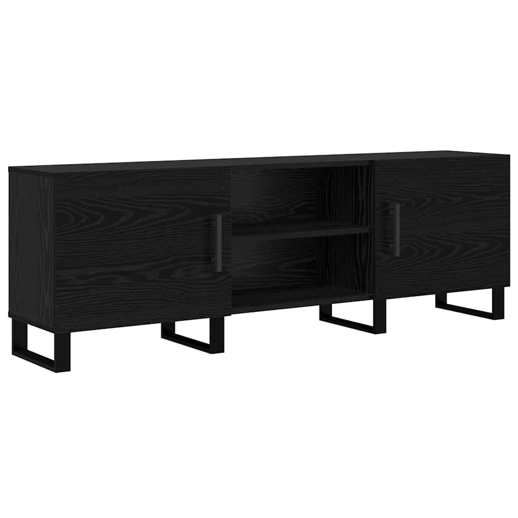Cabinet TV cu raft cu depozitare cu ușă 150 x 30 x 50 cm Lemn compozit GartenMobel Dekor