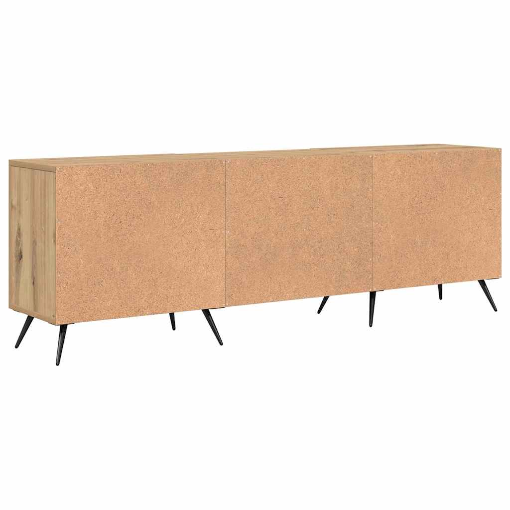 Cabinet TV stejar artizanal 150 x 30 x 50 cm Lemn compozit GartenMobel Dekor