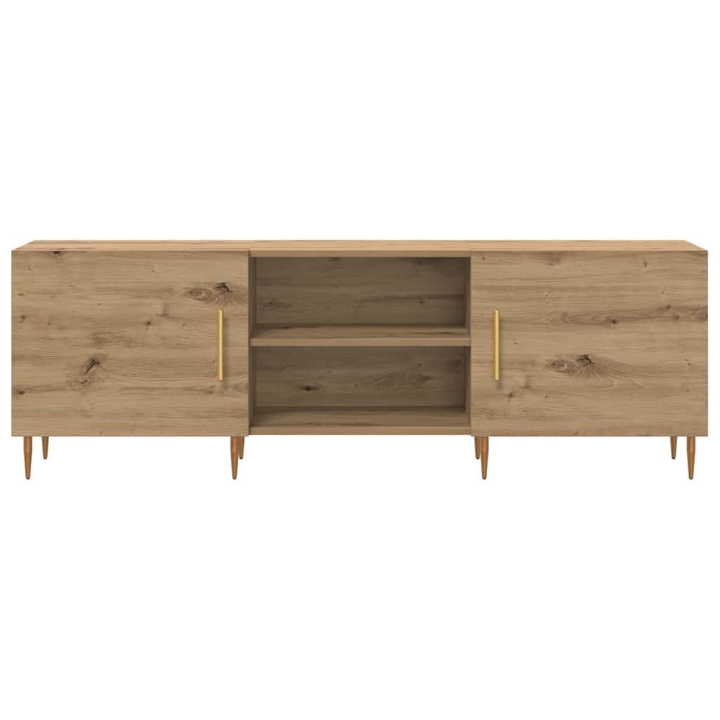 Cabinet TV stejar artizanal 150 x 30 x 50 cm Lemn compozit GartenMobel Dekor