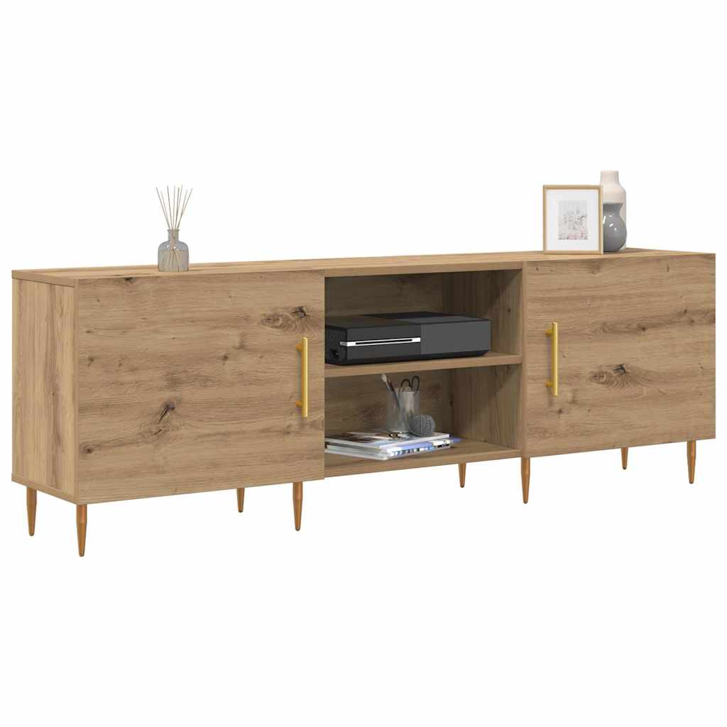 Cabinet TV stejar artizanal 150 x 30 x 50 cm Lemn compozit GartenMobel Dekor
