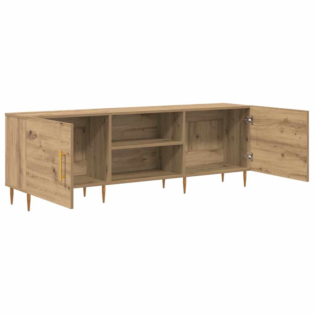 Cabinet TV stejar artizanal 150 x 30 x 50 cm Lemn compozit GartenMobel Dekor