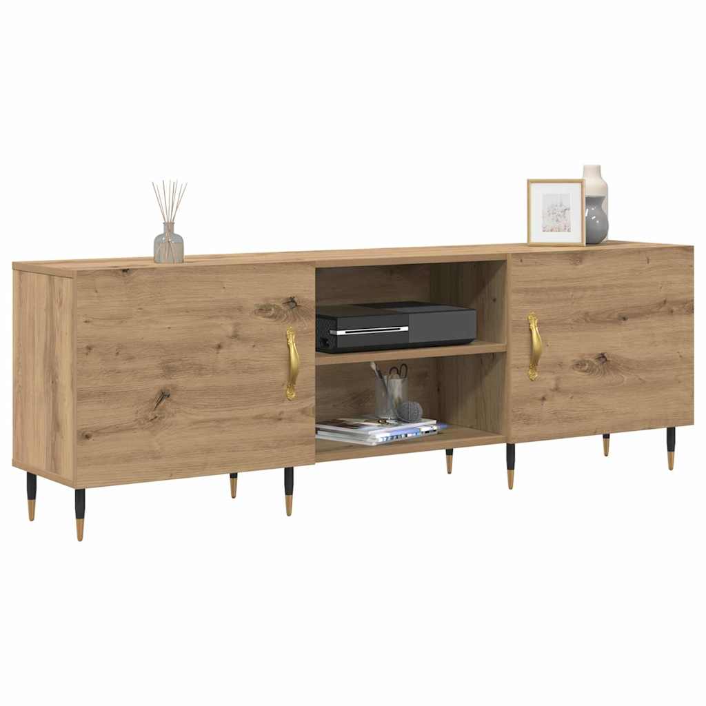 Cabinet TV stejar artizanal 150 x 30 x 50 cm Lemn compozit GartenMobel Dekor