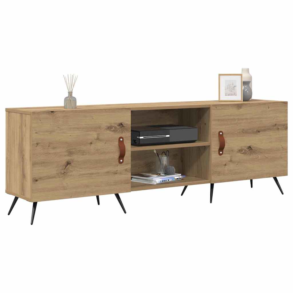 Cabinet TV stejar artizanal 150 x 30 x 50 cm Lemn compozit GartenMobel Dekor