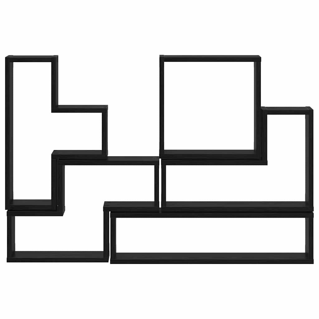 Cubo de perete Stejar negru 96 x 12 x 64 cm Lemn compozit GartenMobel Dekor