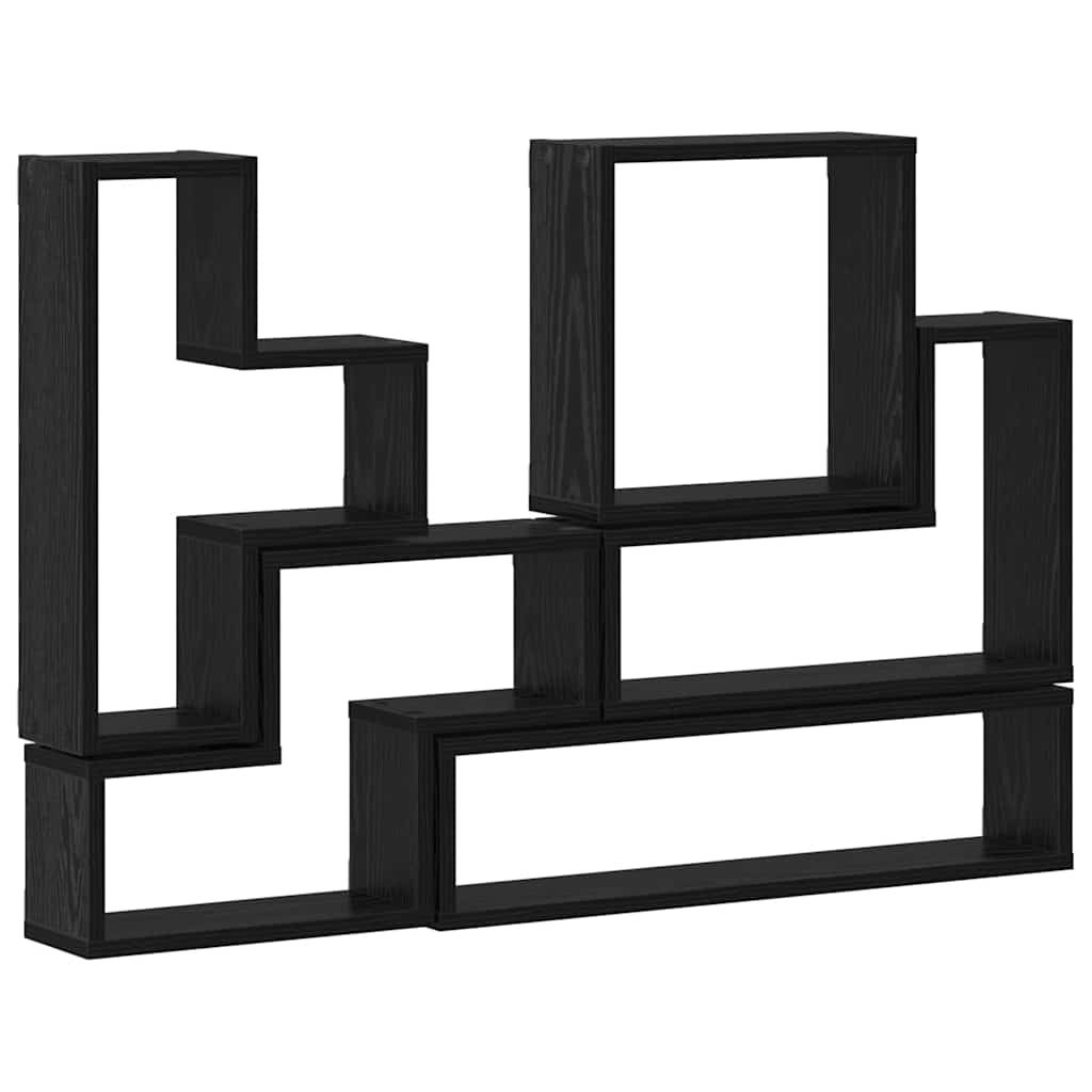 Cubo de perete Stejar negru 96 x 12 x 64 cm Lemn compozit GartenMobel Dekor