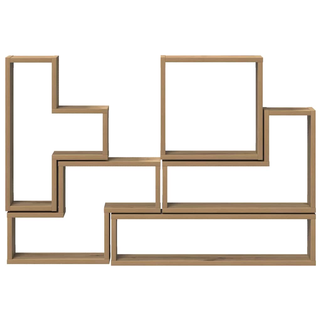 Cubo de perete stejar artizanal 96 x 12 x 64 cm Lemn compozit GartenMobel Dekor