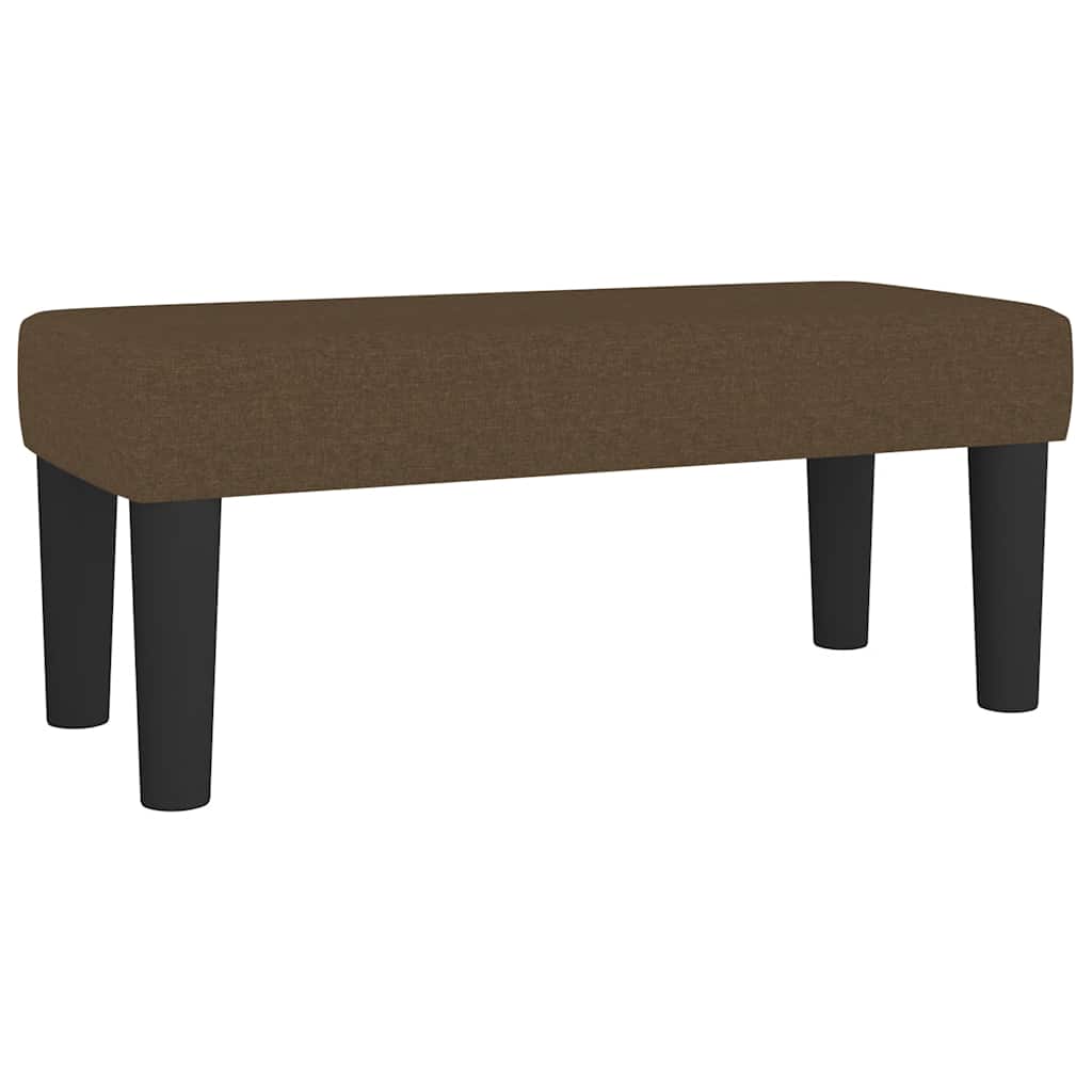 Pat box spring cu saltea, maro închis, 90x200 cm, textil GartenMobel Dekor