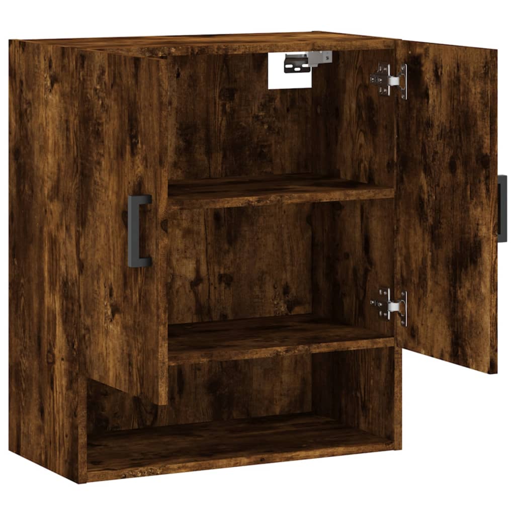 Dulap de perete, stejar fumuriu, 60x31x70 cm, lemn compozit GartenMobel Dekor