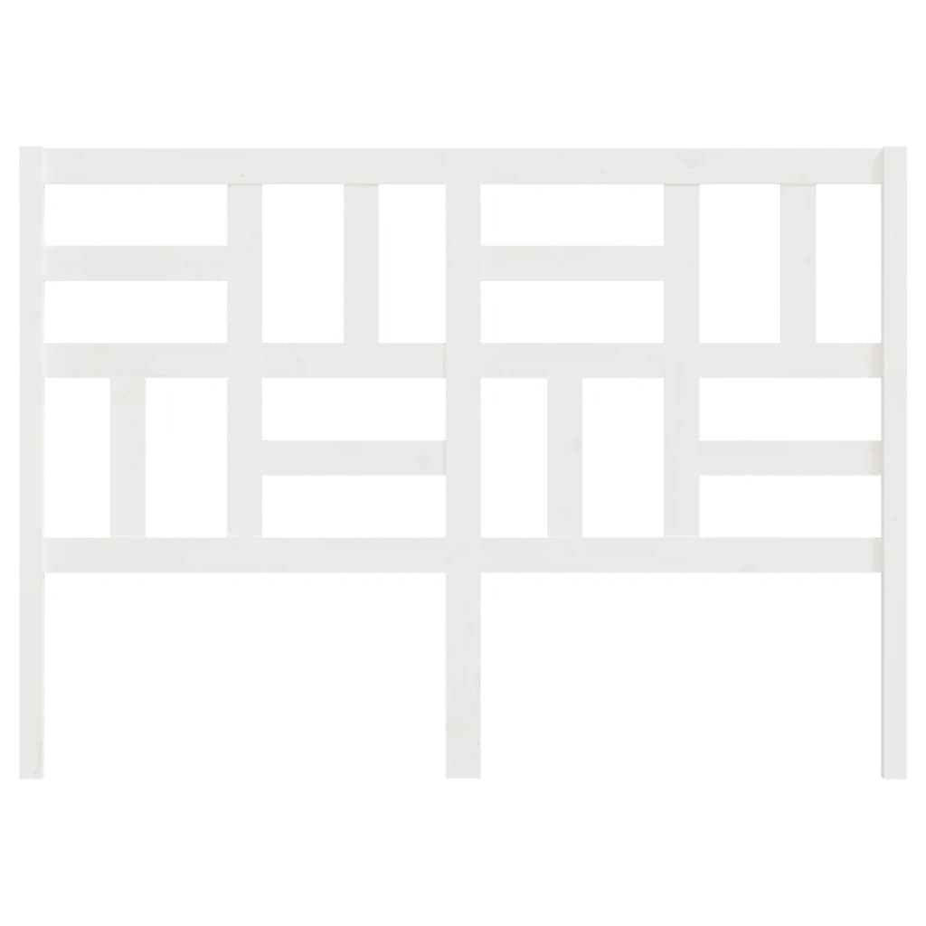 Tăblie de pat, alb, 166x4x104 cm, lemn masiv de pin GartenMobel Dekor