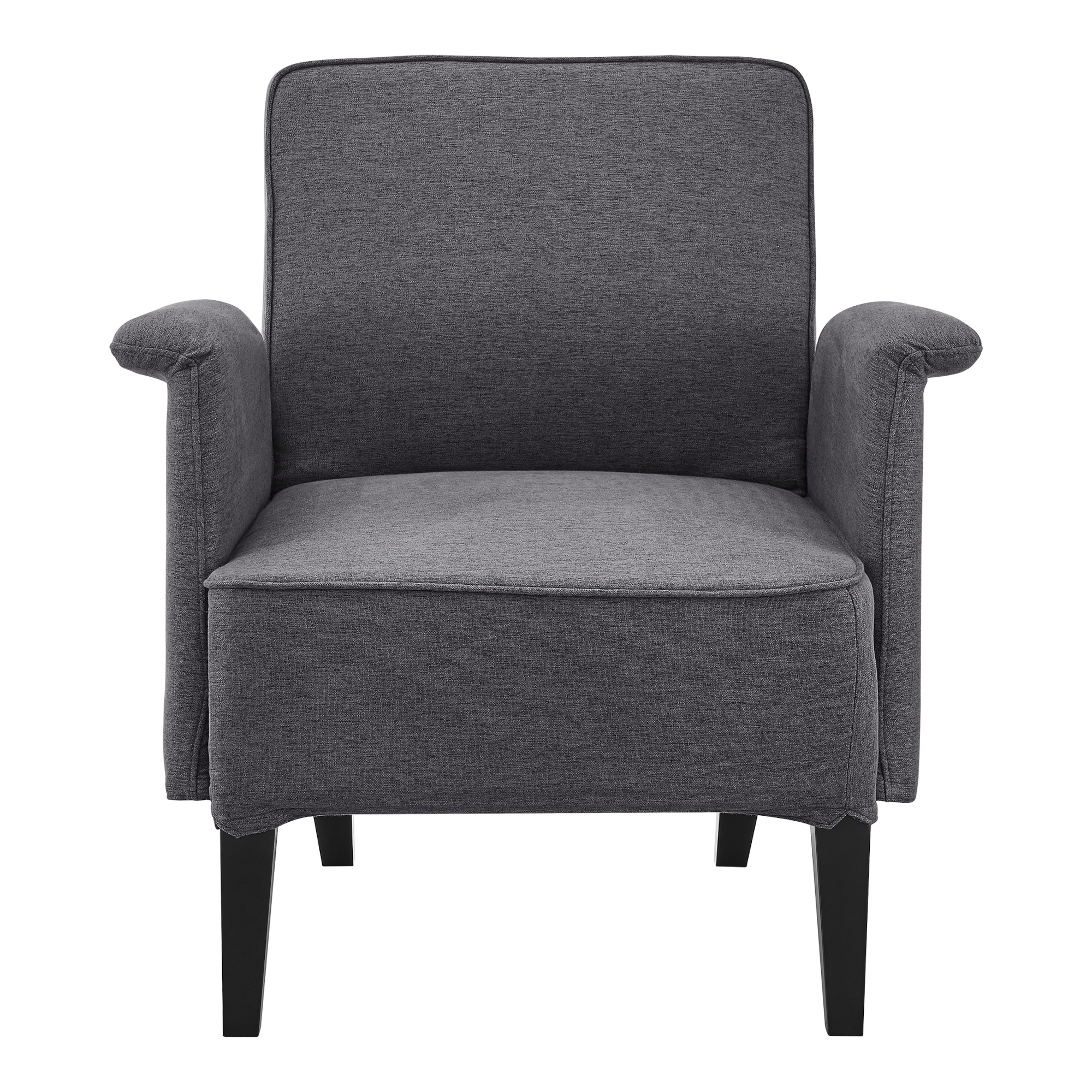 Fotoliu, en.casa, PXAT-1245 Diespeck, 82 x 78,5 x 77 cm, placaj, lemn, poliester, poliuretan, gri inchis HausGarden Leisure