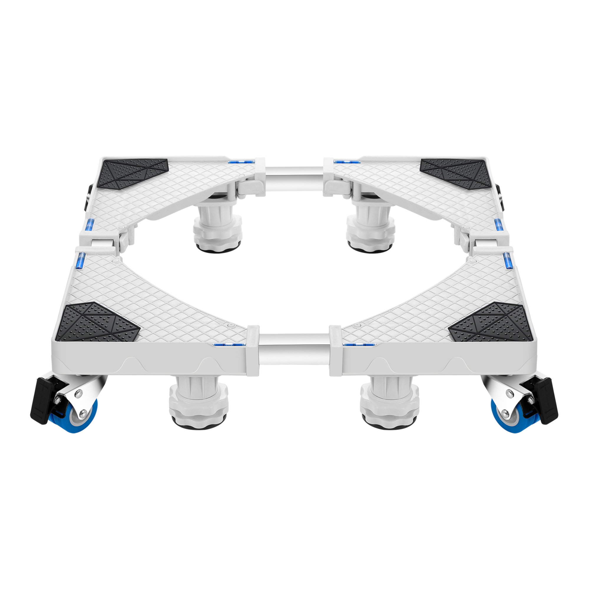 Piedestal suprainaltare electrocasnice, en.casa, Kella, 75x75x13 cm, 400 Kg, otel/plastic, alb HausGarden Leisure