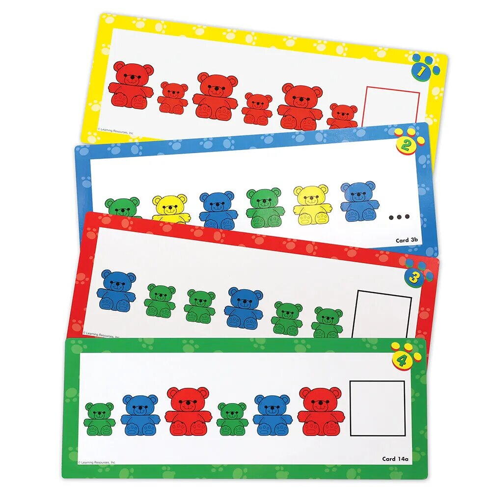 Familia ursuletilor - carduri cu activitati PlayLearn Toys