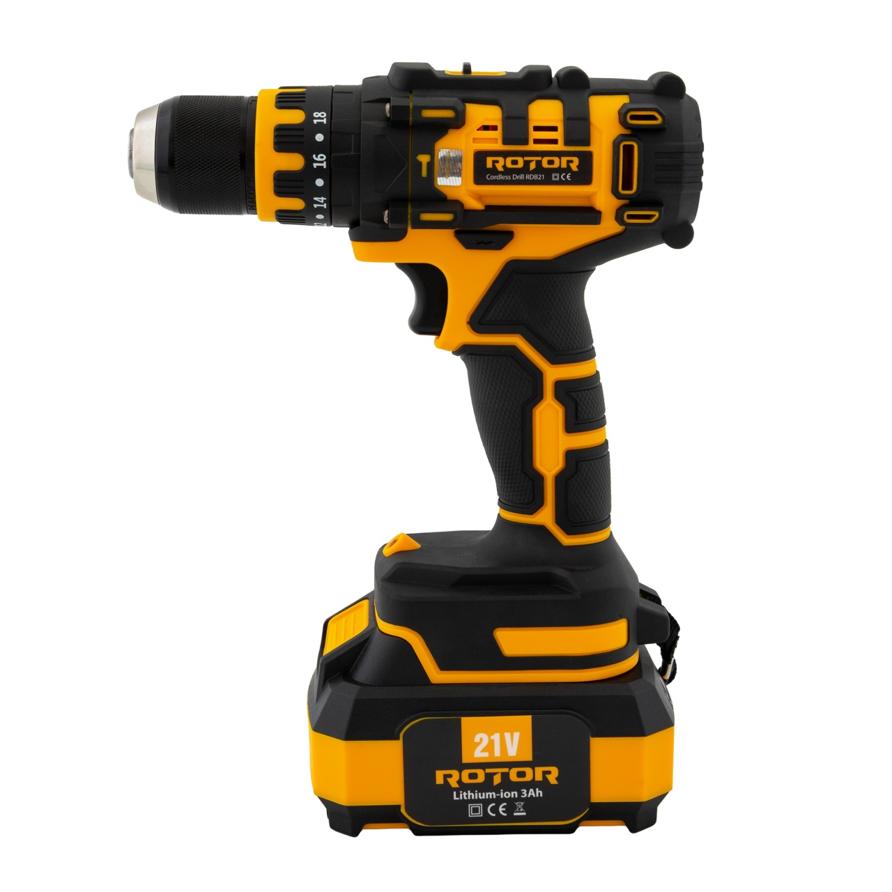 Autofiletanta pe acumulator ROTOR RDB21 21 V /3 Ah, 1350 Rot/min, 18+1, 30 Nm, Brushless Innovative ReliableTools