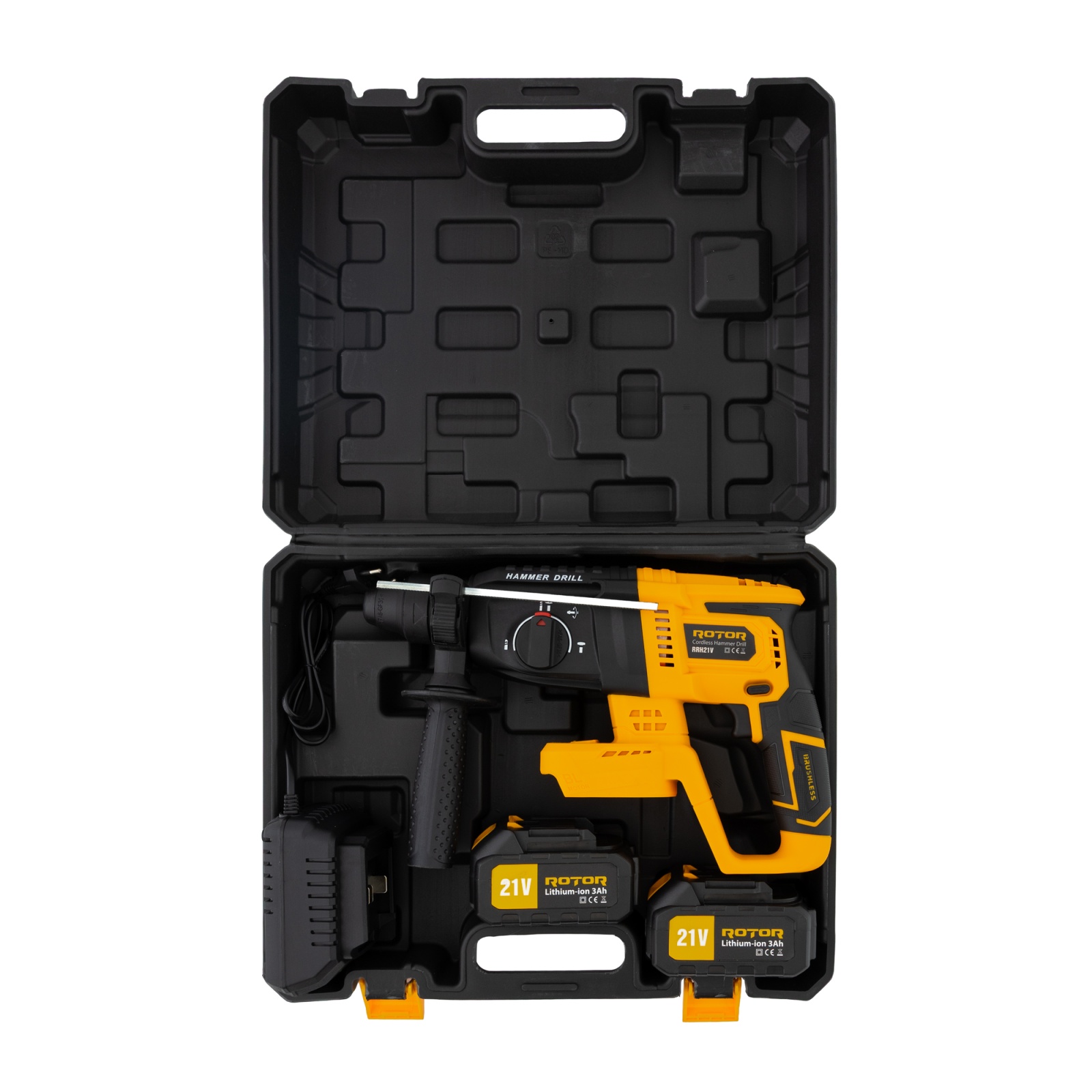 Ciocan rotopercutor cu acumulator, RRH21V ROTOR 21V/3Ah , 1800 rpm, 4450 bpm, Innovative ReliableTools