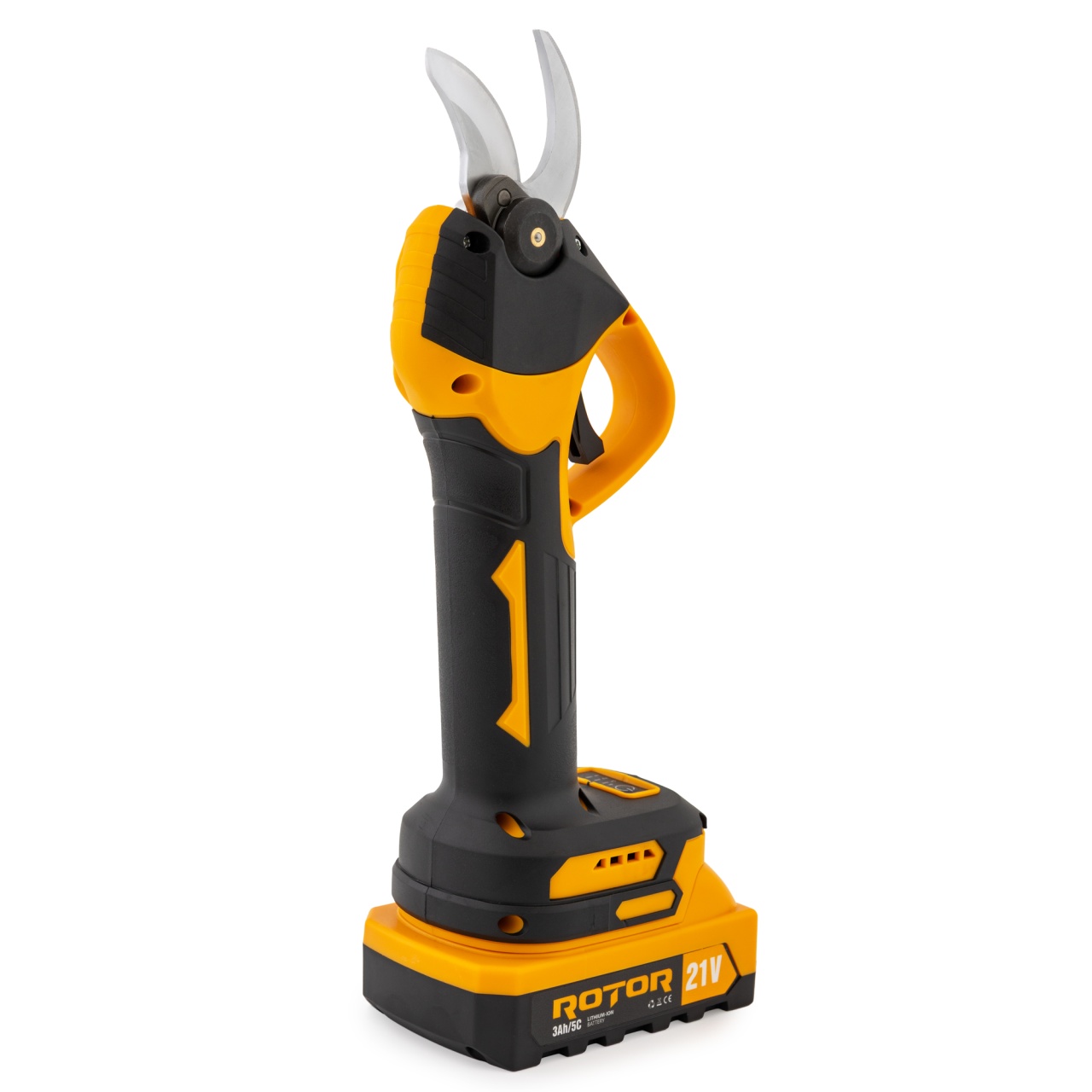 Foarfecă de grădină pe acumulator ROTOR RSB32 600W,Brushless ,2 x Acumulatori 21V 3Ah Innovative ReliableTools