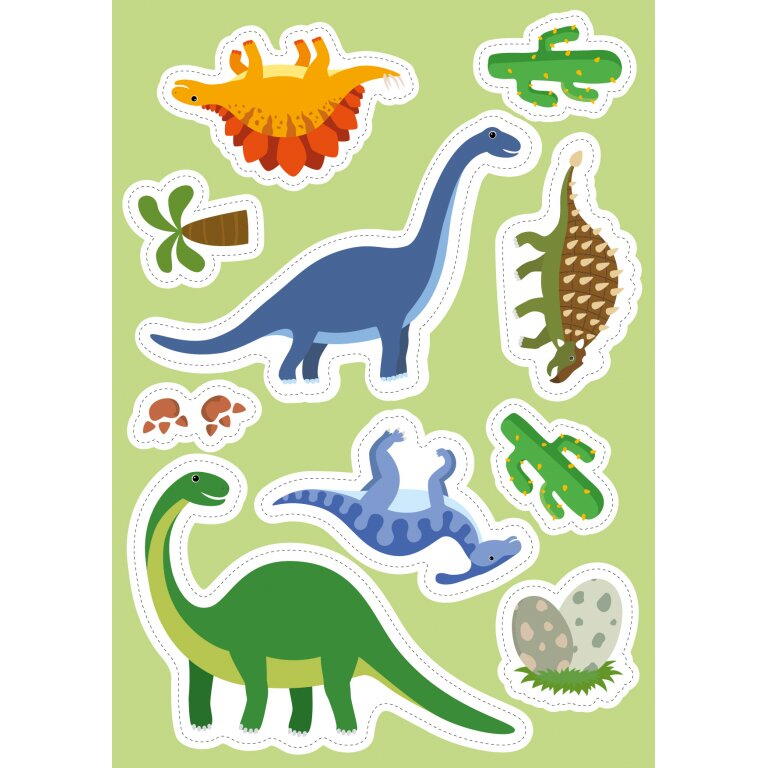 Carte de activitati cu abtibilduri - Dinozauri PlayLearn Toys