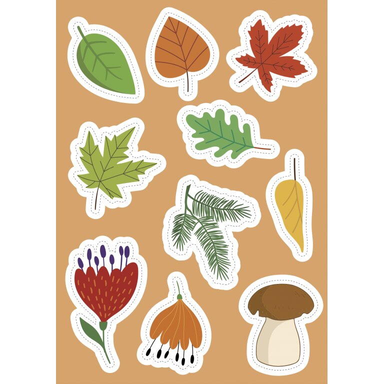 Carte de activitati cu abtibilduri - In natura PlayLearn Toys