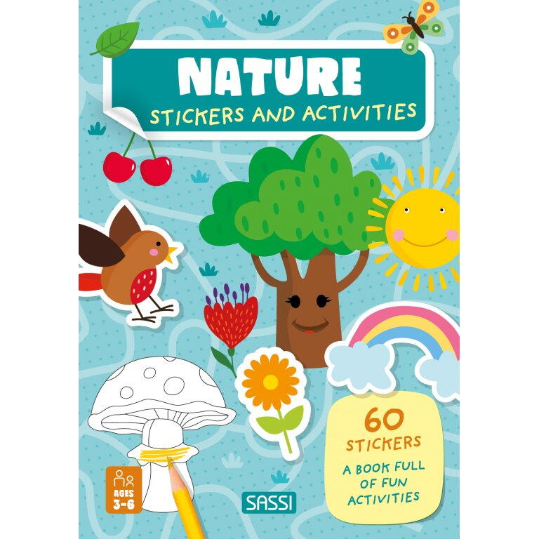 Carte de activitati cu abtibilduri - In natura PlayLearn Toys