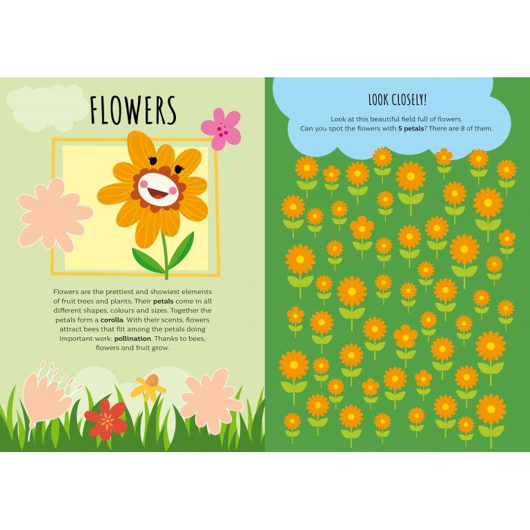 Carte de activitati cu abtibilduri - In natura PlayLearn Toys