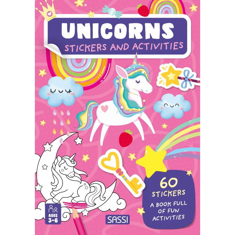 Carte de activitati cu abtibilduri - Unicorni magici PlayLearn Toys
