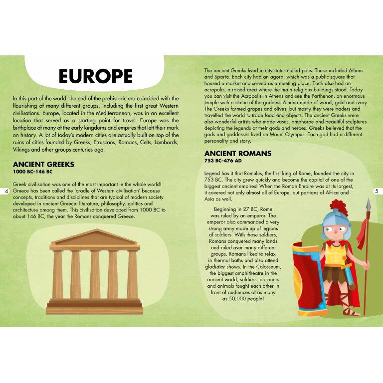 Cunoaste si exploreaza - Puzzle Civilizatii antice (200 piese) PlayLearn Toys