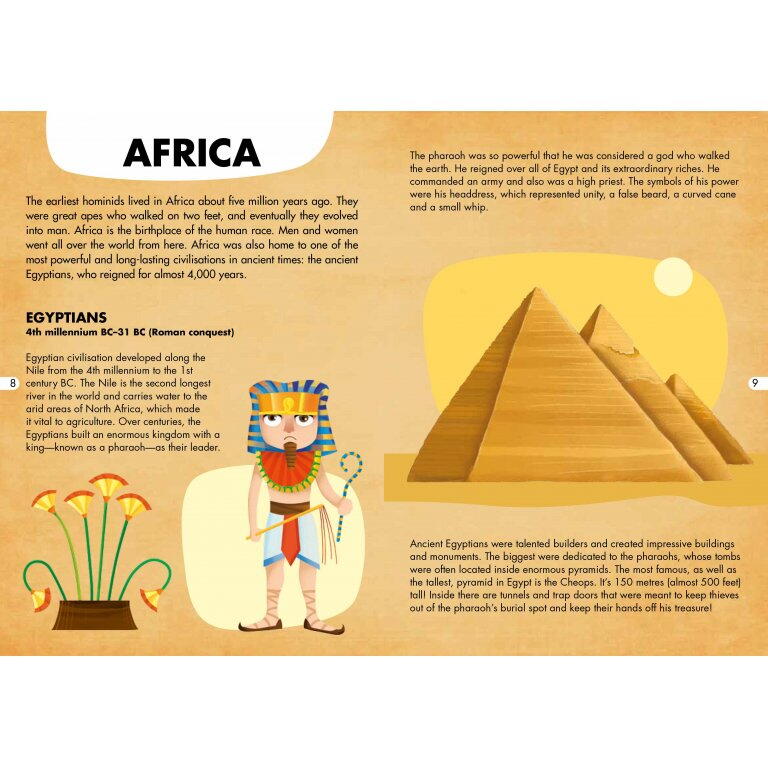 Cunoaste si exploreaza - Puzzle Civilizatii antice (200 piese) PlayLearn Toys
