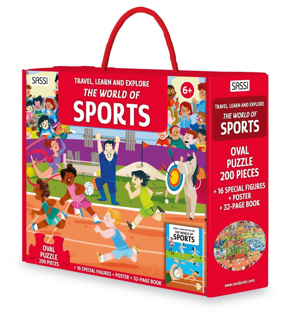 Cunoaste si exploreaza - Puzzle Ora de sport (200 piese) PlayLearn Toys