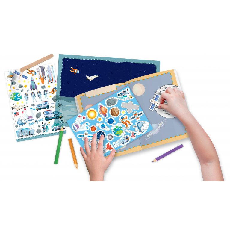 Primul set de arta & lucru manual - Spatiu cosmic PlayLearn Toys