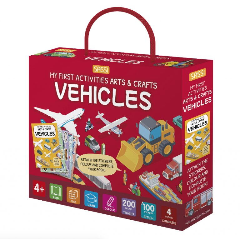Primul set de arta & lucru manual - Vehicule PlayLearn Toys