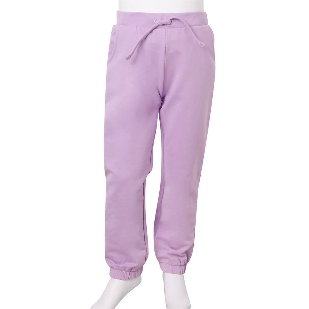 Pantaloni de trening pentru copii, lila, 128 GartenMobel Dekor