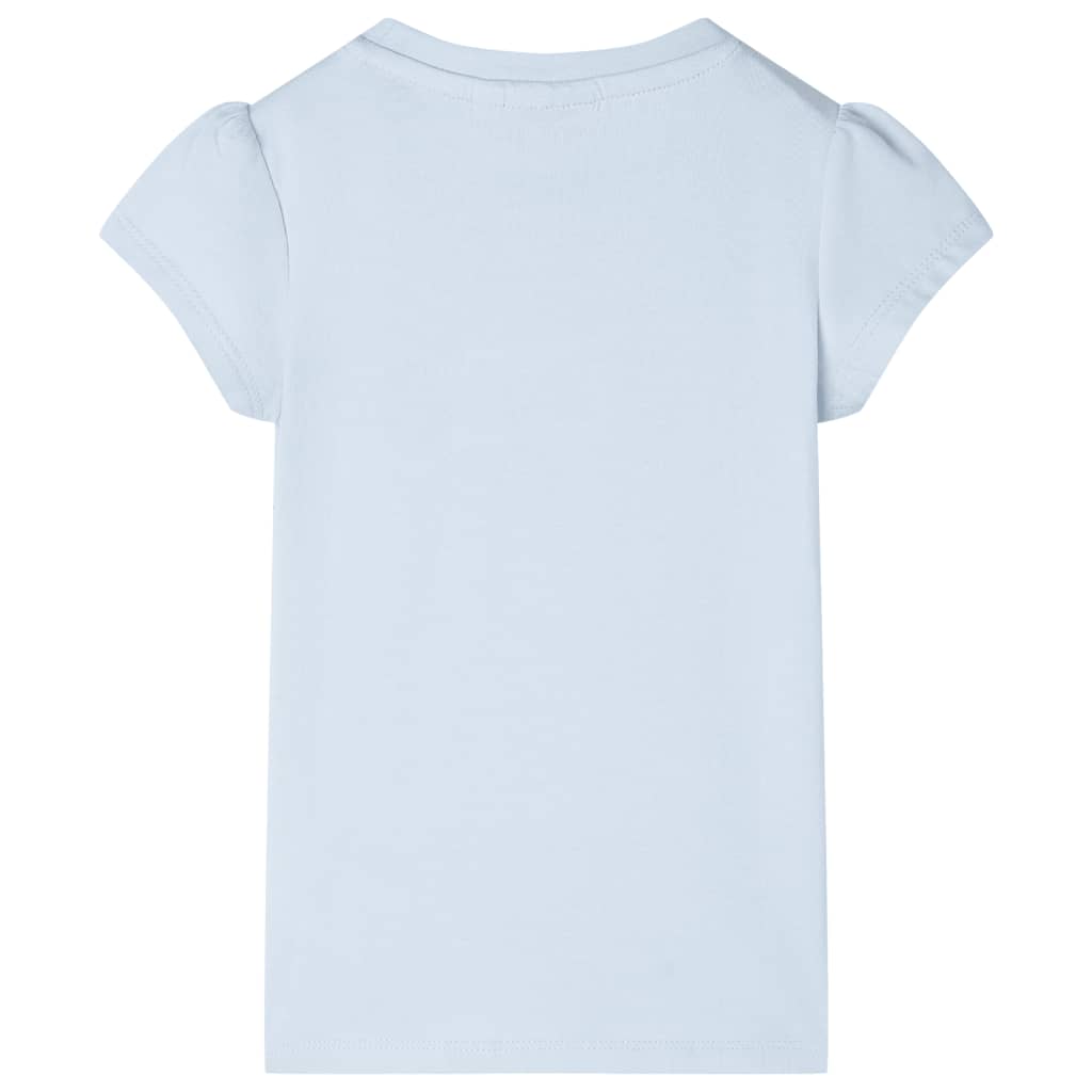 Tricou pentru copii, albastru deschis, 140 GartenMobel Dekor