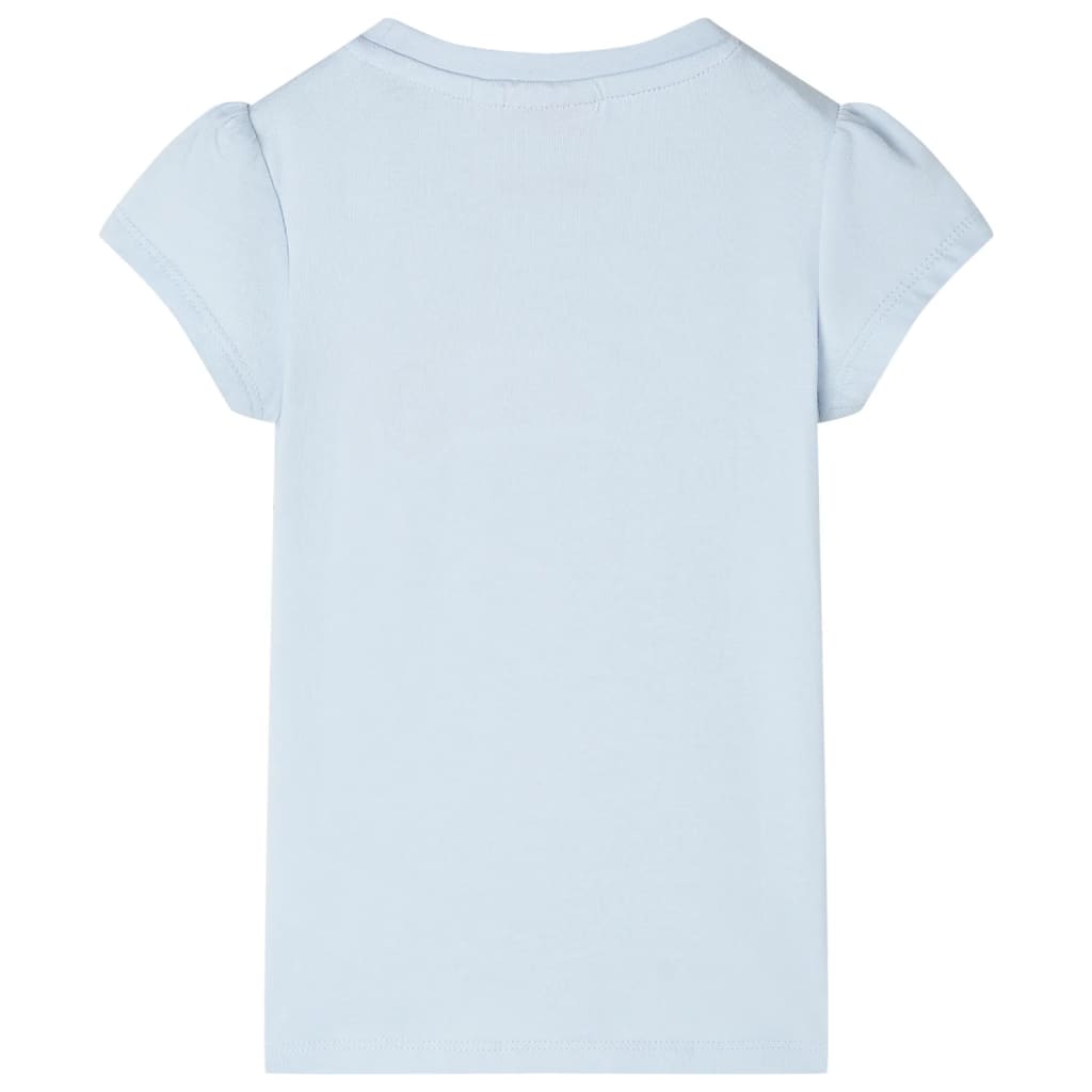 Tricou pentru copii, albastru deschis, 92 GartenMobel Dekor